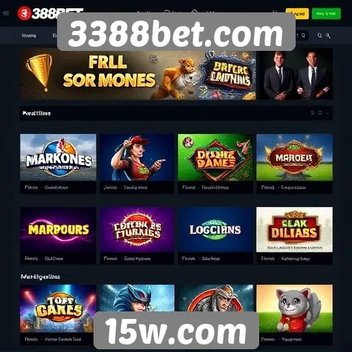 Plataforma de jogos online 3388bet.com oferece variedade de apostas