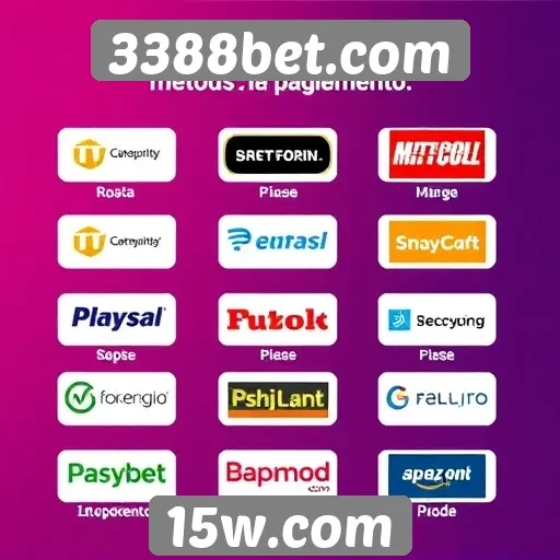 Métodos de pagamento oferecidos pelo 3388bet